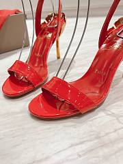 Christian Louboutin High Heels 80 mm shiny red - 4