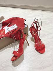 Christian Louboutin High Heels 80 mm shiny red - 3