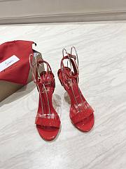 Christian Louboutin High Heels 80 mm shiny red - 2