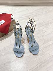 Christian Louboutin High Heels 80 mm blue - 4