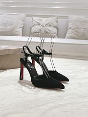 Christian Louboutin Condora Riviera 100 mm Veau velours Black - 1