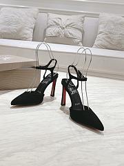 Christian Louboutin Condora Riviera 100 mm Veau velours Black - 4