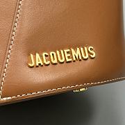 Jacquemus Mini Knotted Bucket Bag Brown - 3