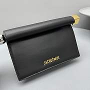 Jacquemus La Petite Pochette Logo Plaque Shoulder Bag Black - 2