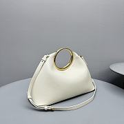 Jacquemus The small Calino Mini ring handbag white - 5