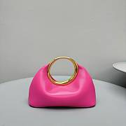 Jacquemus The small Calino Mini ring handbag pink - 1