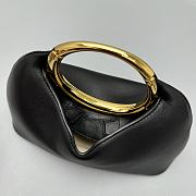 Jacquemus The small Calino Mini ring handbag black - 5