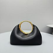 Jacquemus The small Calino Mini ring handbag black - 4