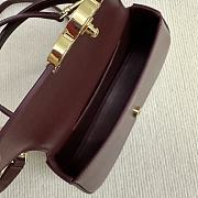 Celine Teen Lola Trio Mphe In Burgundy - 6