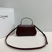 Celine Teen Lola Trio Mphe In Burgundy - 4