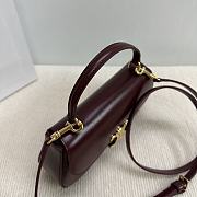 Celine Teen Lola Trio Mphe In Burgundy - 3