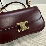 Celine Teen Lola Trio Mphe In Burgundy - 2