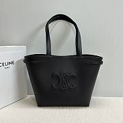 Celine SMALL CABAS ANAÏS CUIR TRIOMPHE in Grained calfskin black - 1