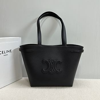 Celine SMALL CABAS ANAÏS CUIR TRIOMPHE in Grained calfskin black