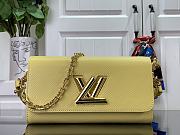 Louis Vuitton Twist West Pochette Epi cowhide with grain yellow - 1