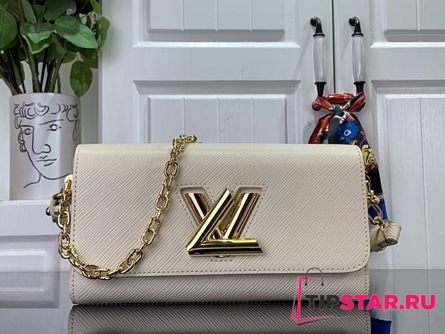 Louis Vuitton Twist West Pochette Epi cowhide with grain white - 1