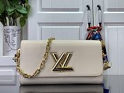 Louis Vuitton Twist West Pochette Epi cowhide with grain white - 1