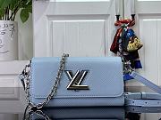 Louis Vuitton Twist West Pochette Epi cowhide with grain blue - 1