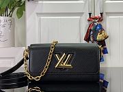 Louis Vuitton Twist West Pochette Epi cowhide with grain black - 1