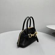 Miumiu Aventure nappa leather top-handle bag black - 6