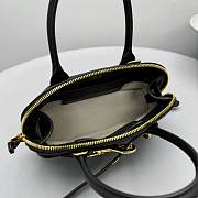 Miumiu Aventure nappa leather top-handle bag black - 5