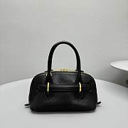 Miumiu Aventure nappa leather top-handle bag black - 2