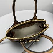 Miumiu Aventure nappa leather top-handle bag brown - 2