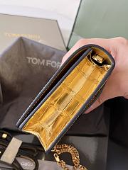 Tom Ford Embrossed Crocodile Crossbody Gold - 5