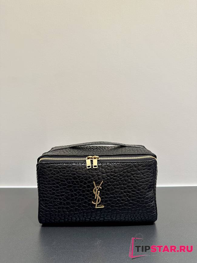 Ysl Gaby logo-plaque wash bag - 1