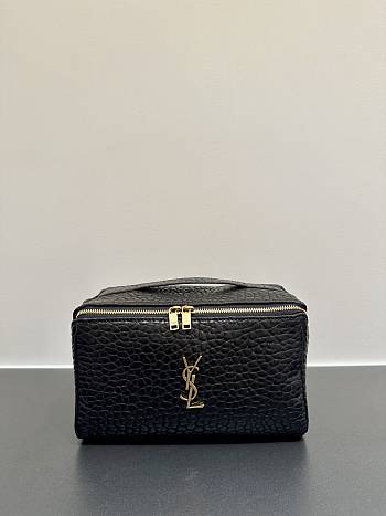 Ysl Gaby logo-plaque wash bag