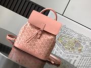 Goyard Alpin Backpack Coated Canvas Pink - 1