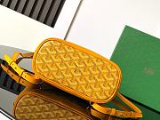 Goyard Alpin Backpack Coated Canvas Yellow - 5