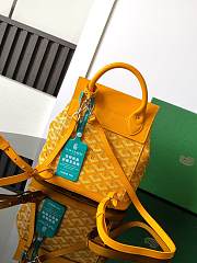 Goyard Alpin Backpack Coated Canvas Yellow - 3