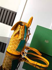 Goyard Alpin Backpack Coated Canvas Yellow - 2