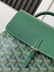 Goyard Alpin Backpack Coated Canvas Green - 2