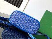 Goyard Alpin Backpack Coated Canvas Blue - 6