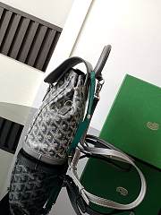 Goyard Alpin Backpack Coated Canvas Gray - 4