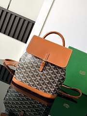 Goyard Alpin Backpack Coated Canvas Orange - 1