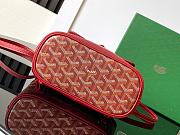 Goyard Alpin Backpack Coated Canvas Red - 6