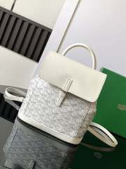 Goyard Alpin Backpack Coated Canvas White - 1