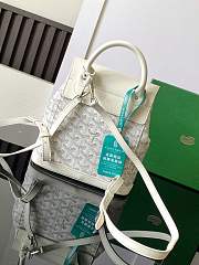 Goyard Alpin Backpack Coated Canvas White - 6