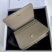 Celine Small Wallet Triomphe In Gray - 4