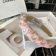 Chanel headband fresh and trendy pink/blue - 5