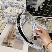 Dior ink-splashed headband logo - 1