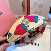 Miumiu sweet handmade letter headband - 6