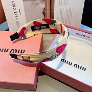 Miumiu sweet handmade letter headband - 5