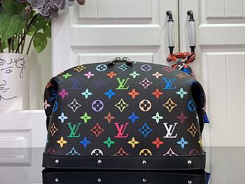 Louis Vuitton x Murakami Pochette Cosmétique Monogram Denim Black