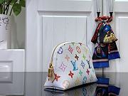 Louis Vuitton x Murakami Pochette Cosmetic PM Multicolor White - 6