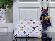 Louis Vuitton x Murakami Pochette Cosmetic PM Multicolor White - 3