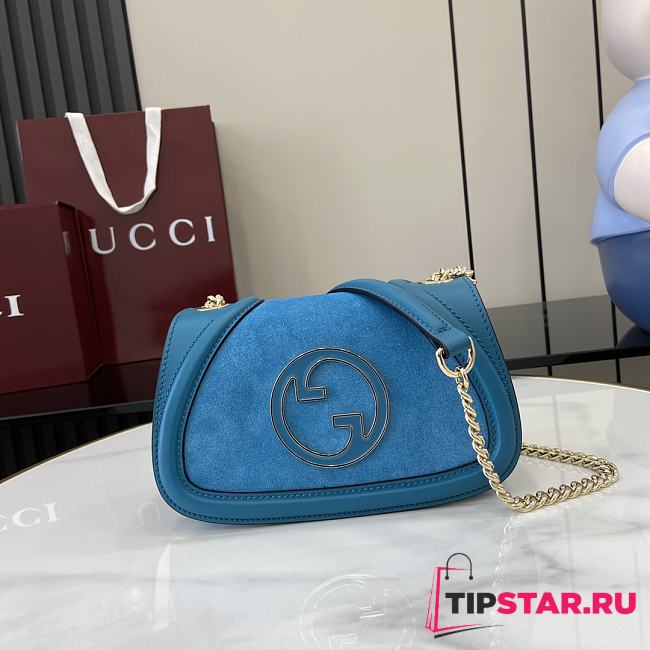 Gucci Mini Blondie Original GG Blue - 1